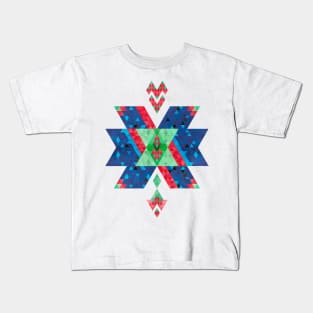 Bohemian Kilim Cross Kids T-Shirt